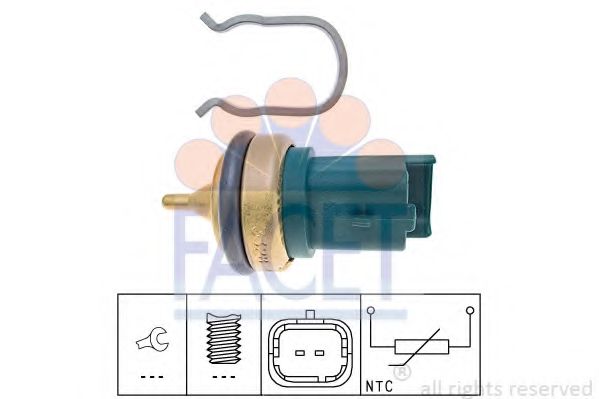 7.3328 senzor,temperatura lichid de racire FACET 