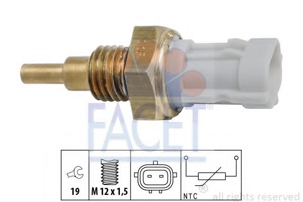7.3351 senzor,temperatura ulei FACET 