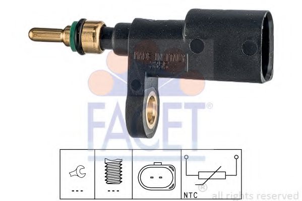 7.3355 senzor,temperatura lichid de racire FACET 
