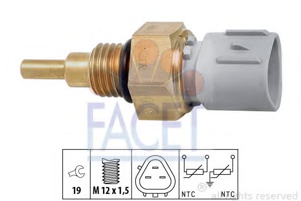 7.3368 senzor,temperatura lichid de racire FACET 