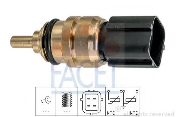 7.3371 senzor,temperatura lichid de racire FACET 