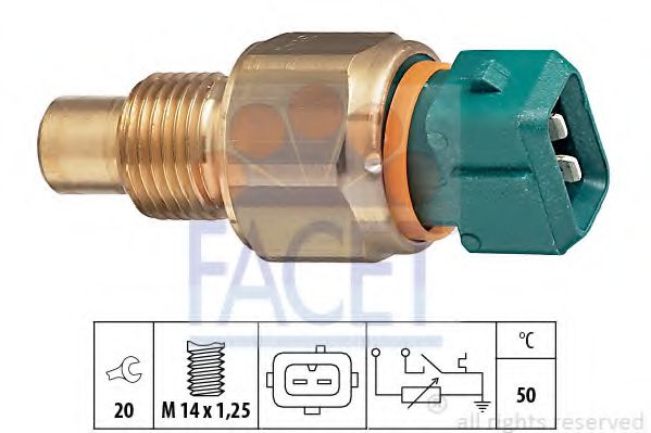 7.3542 senzor,temperatura lichid de racire FACET 