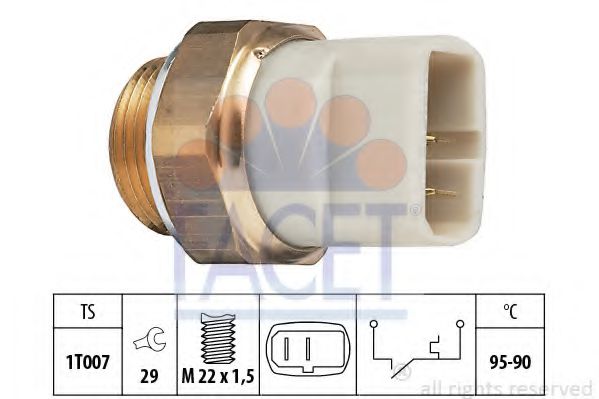 Comutator temperatura, ventilator radiator
