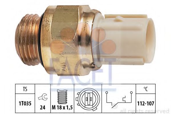 Comutator temperatura, ventilator radiator