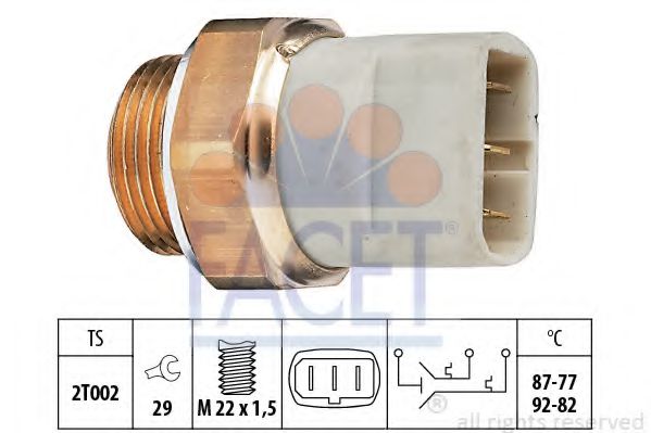 Comutator temperatura, ventilator radiator