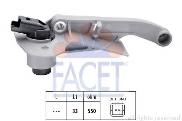 Senzor impulsuri, arbore cotit