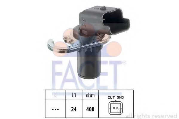 9.0293 Senzor impulsuri, arbore cotit FACET 
