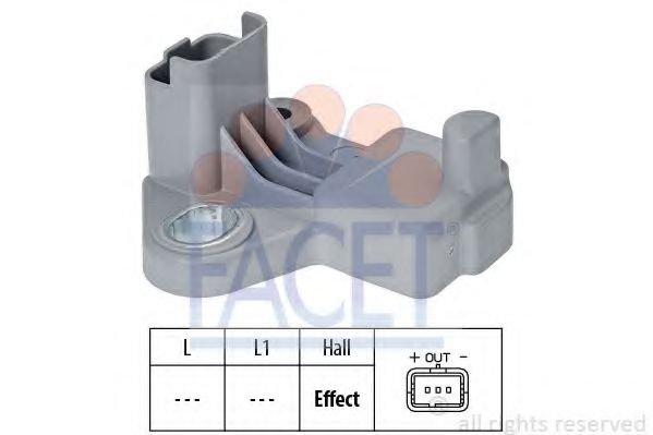 9.0602 Senzor impulsuri, arbore cotit FACET 