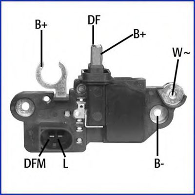 130570 Regulator, alternator HITACHI 