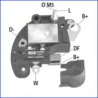 130797 Regulator, alternator HITACHI 