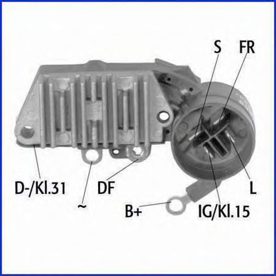 132941 Regulator, alternator HITACHI 