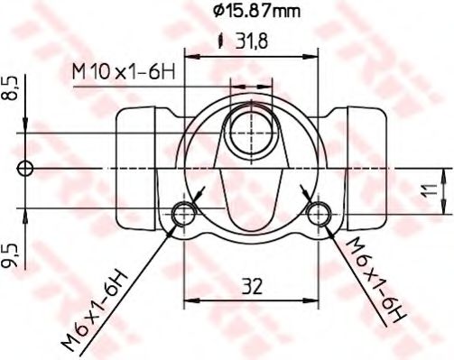 Cilindru receptor frana 2