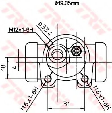 Cilindru receptor frana 2