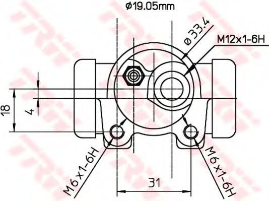 Cilindru receptor frana 2