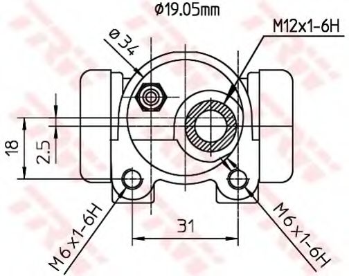 Cilindru receptor frana 2