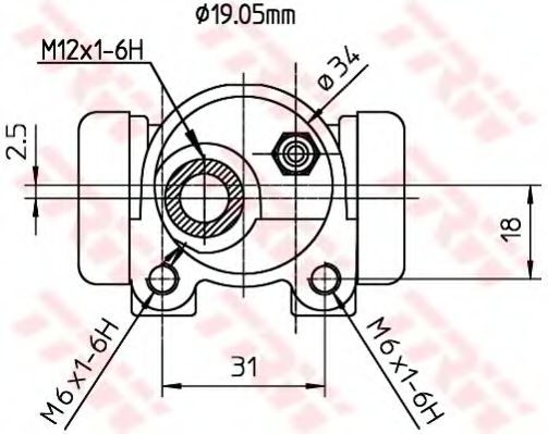 Cilindru receptor frana 2