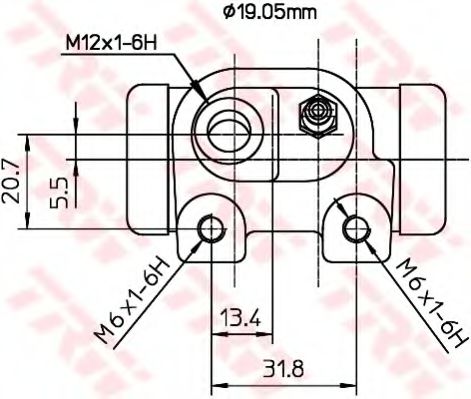 Cilindru receptor frana 2