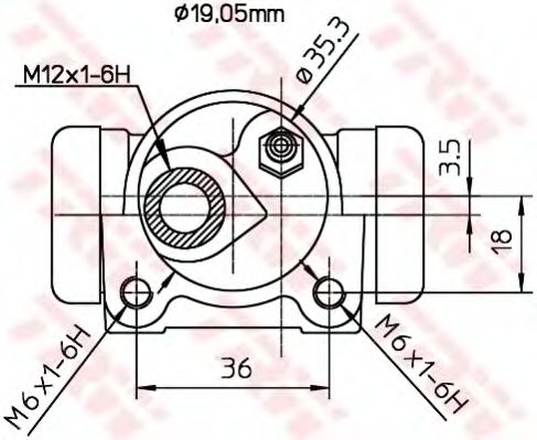 Cilindru receptor frana 2
