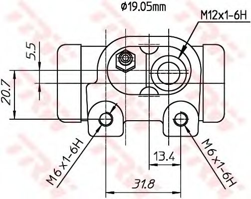 Cilindru receptor frana 2