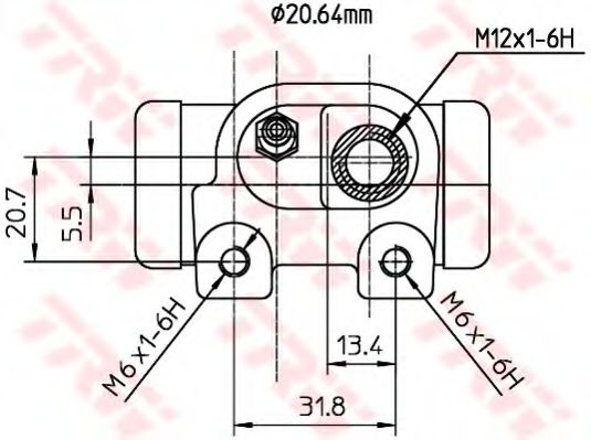 Cilindru receptor frana 2