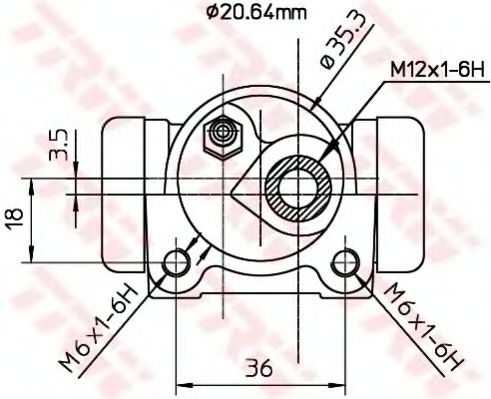 Cilindru receptor frana 2