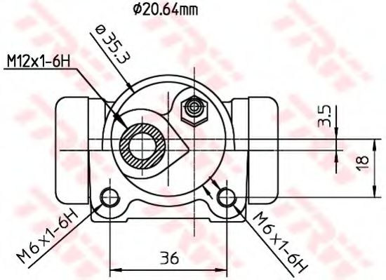 Cilindru receptor frana 2