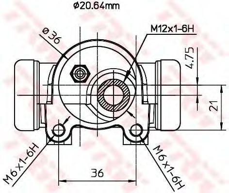 Cilindru receptor frana 2