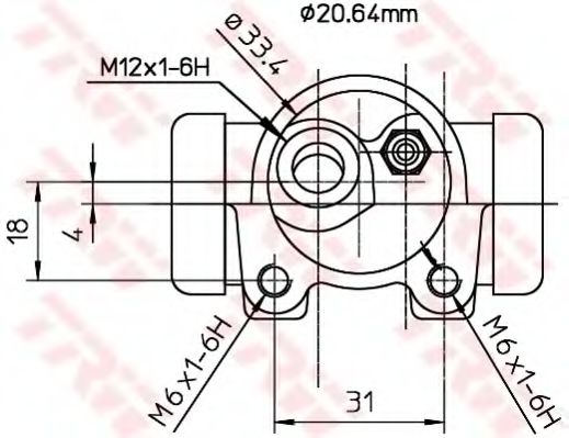 Cilindru receptor frana 2