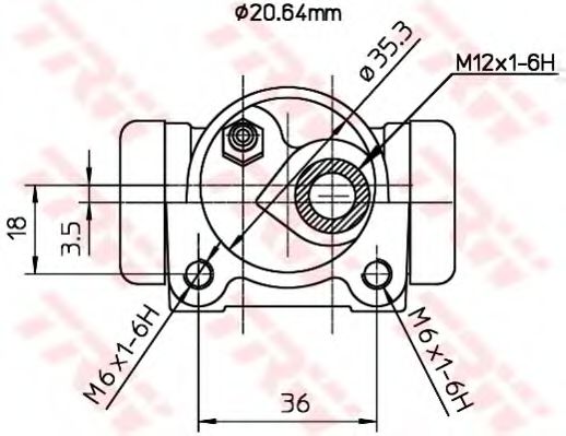 Cilindru receptor frana 2