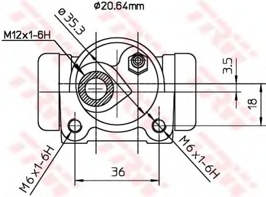 Cilindru receptor frana 2