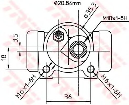 Cilindru receptor frana 2