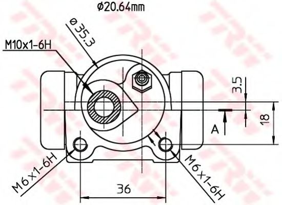 Cilindru receptor frana 2