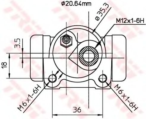Cilindru receptor frana 2
