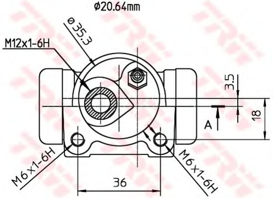 Cilindru receptor frana 2