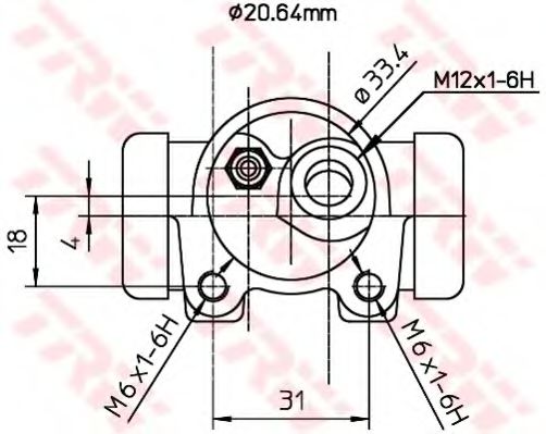 Cilindru receptor frana 2