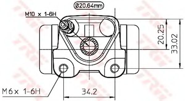 Cilindru receptor frana 2