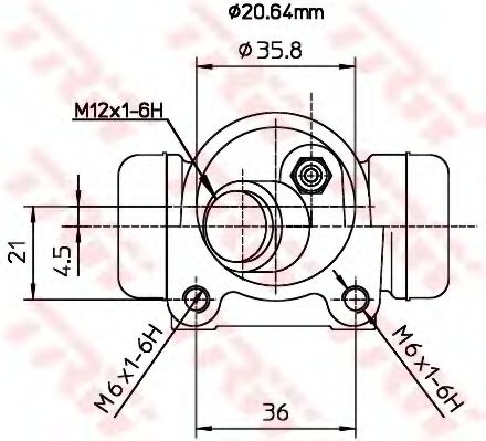 Cilindru receptor frana 2