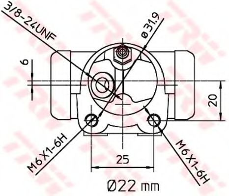 Cilindru receptor frana 2