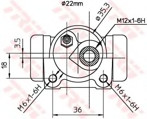 Cilindru receptor frana 2