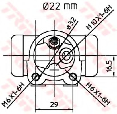 Cilindru receptor frana 2
