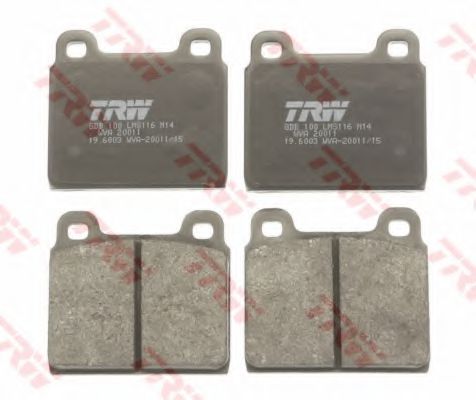 set placute frana,frana disc 2