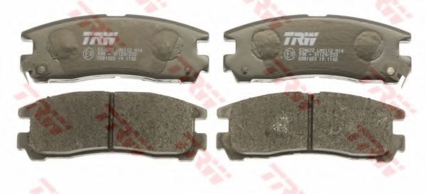 set placute frana,frana disc 2