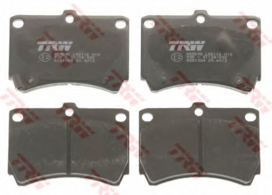 set placute frana,frana disc 2