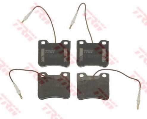 set placute frana,frana disc 2