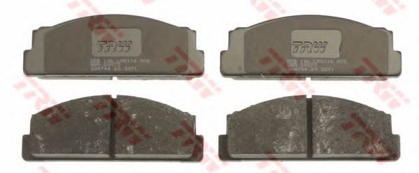 set placute frana,frana disc 2