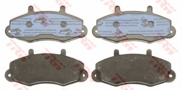 set placute frana,frana disc 2