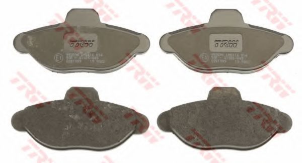 set placute frana,frana disc 2
