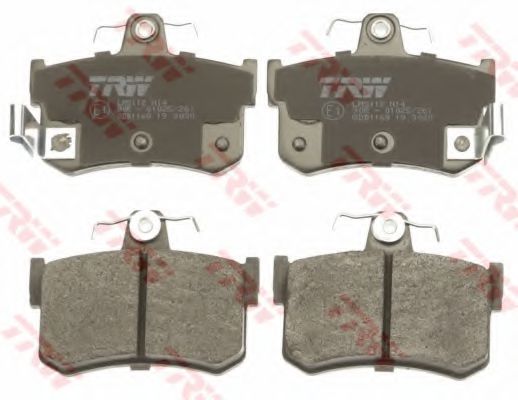 set placute frana,frana disc 2