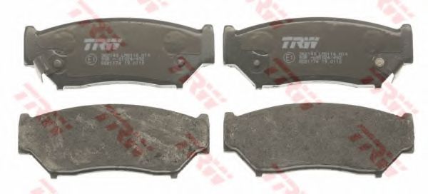 set placute frana,frana disc 2