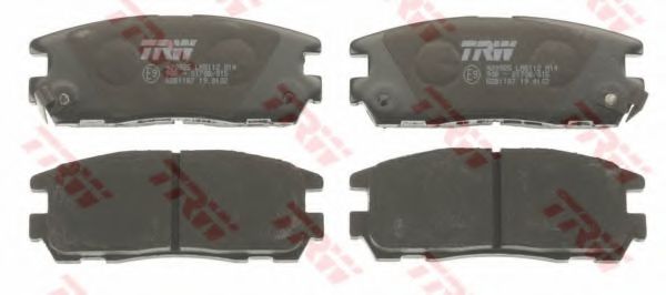 set placute frana,frana disc 2